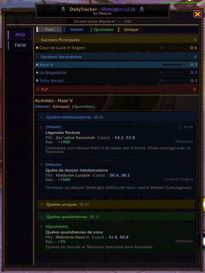 Screenshot DailyTracker