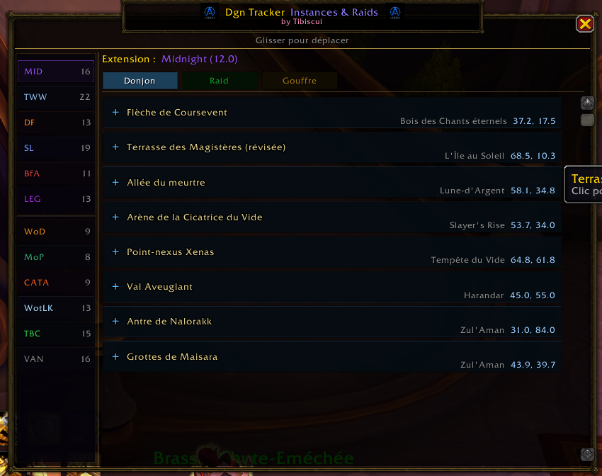 Screenshot DgnTracker