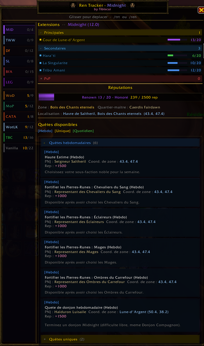Screenshot RenTracker