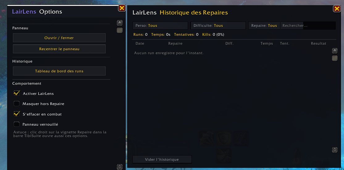 Screenshot LairLens